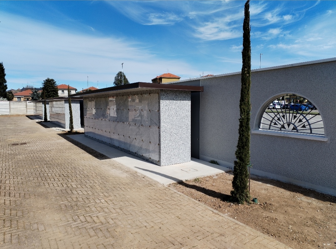 Al cimitero comunale di Sedriano, interventi di manutenzione e nuove strutture