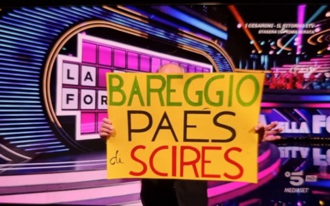 Il «Paes di scires» in tv con Gerry Scotti