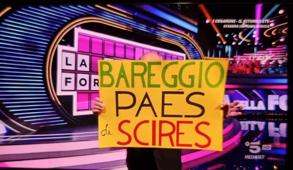 Il «Paes di scires» in tv con Gerry Scotti