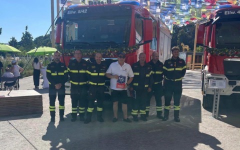 Celebrazione dei vigili del fuoco volontari a Ellwangen